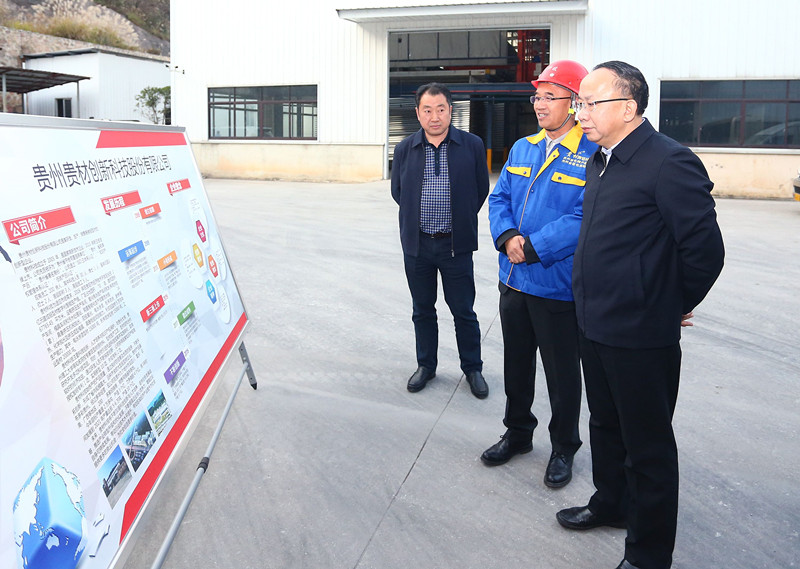 貴州省常委、省委統戰部部長趙德明一行蒞臨我廠調研